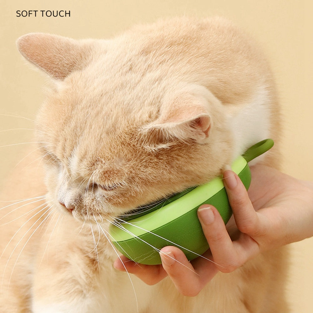 Creative Cat Grooming Brush Portable Massage Come One-Button Hair Removal for Cat & dog