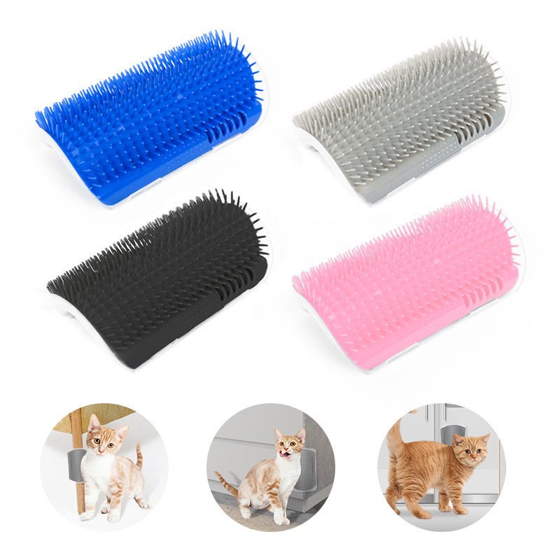2-in-1 Cat Scratcher & Grooming Massage Brush - keeps Cats Happy & Homes Clean!