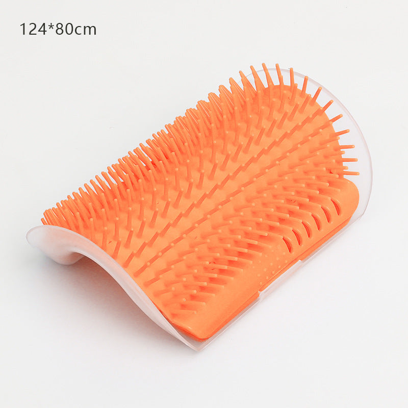 2-in-1 Cat Scratcher & Grooming Massage Brush - keeps Cats Happy & Homes Clean!