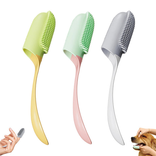 Pet Finger Toothbrush – Silicone Dental Care Tool for Cats & Dogs