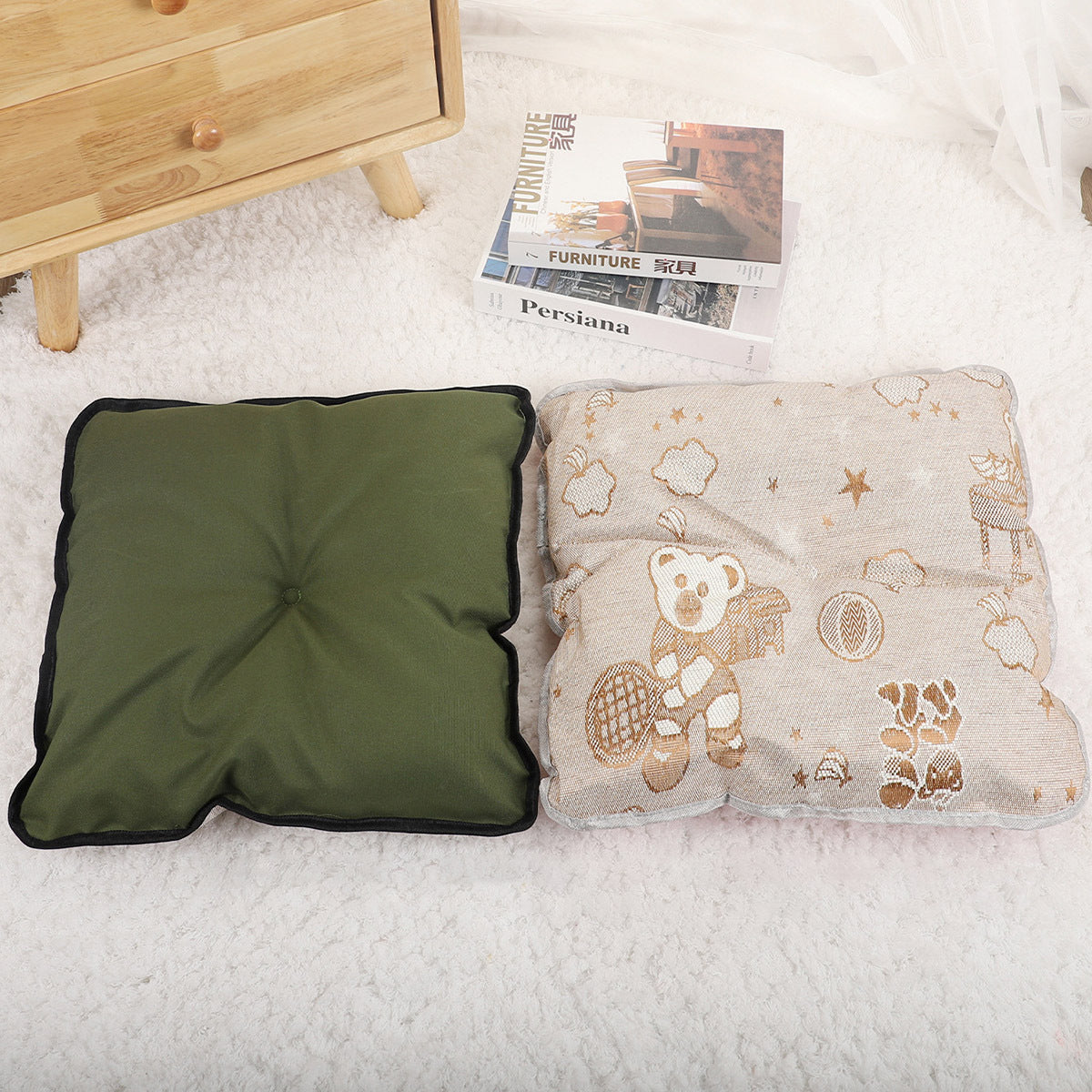 Cat Tent Bed with Removable Non-Slip Soft Pad – Portable, Breathable, Self-Cooling Kitten Tent Mat.