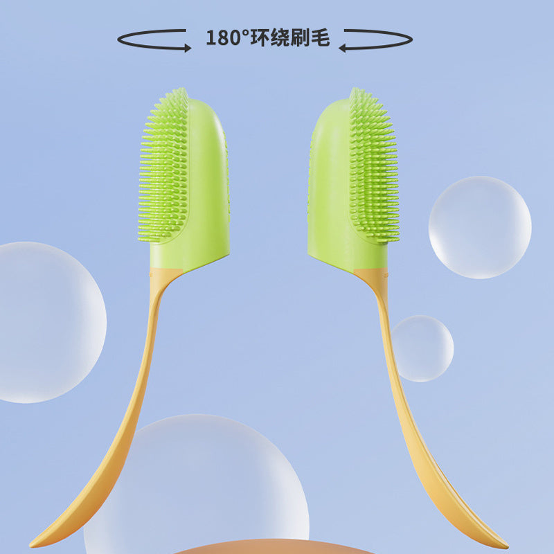 Pet Finger Toothbrush – Silicone Dental Care Tool for Cats & Dogs