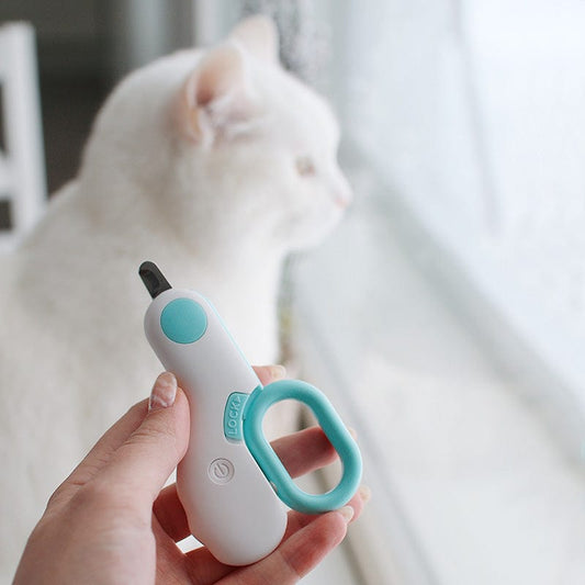 LED Pet Nail Clipper-- Safe, Bright & pain-free Nail Trimming for Cats & Dogs