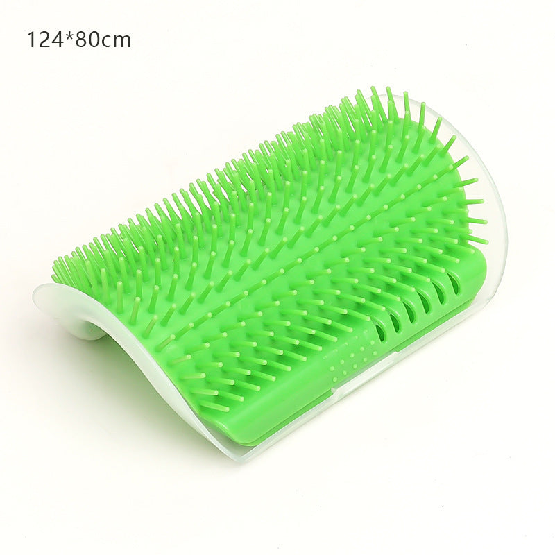 2-in-1 Cat Scratcher & Grooming Massage Brush - keeps Cats Happy & Homes Clean!